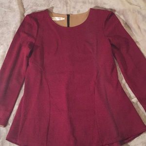 Women’s peplum/flare dress top